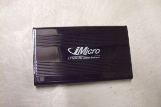 iMicro IMS25SATAB 2 5 SATA USB2 0 External Hard Drive Enclosure