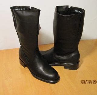 Womens Martino Colleen Black Waterproof Leather Boots