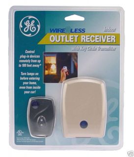 Home Automation Kits GE WIRELESS OUTLET RECEIVER+TRANSMITTER 