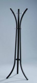 Kings Brand Furniture Black Metal Coat Rack With Hat Stand ~ New ~