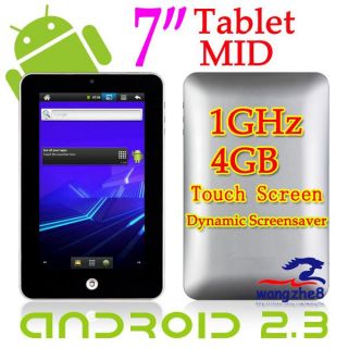 4GB New ePad Google Android 2 3 Tablet PC Mid Camera 3G WiFi 7 Apad 