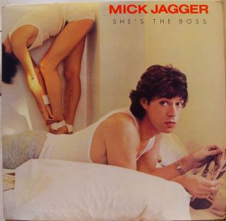 MICK JAGGER shes the boss LP VG+ Promo FC 39940 Masterdisk Vinyl 1985 