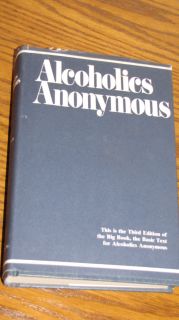   Anonymous   Hardcover w/ Just Jacket 1976 3rd Edition of the Big Book