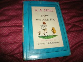 Now We Are Six Milne Winnie The Pooh Old Book DJ