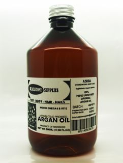 100 Pure Unrefined Organic Moroccan Argan Oil 500ml