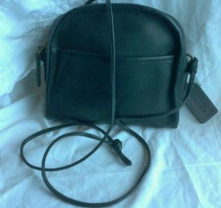 Nice Vintage Black Coach Abbie Cross Body Purse Shoulder Bag 9017 