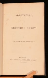 Abbotsford, and Newstead Abbey is a book of short stories by 
