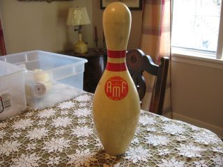   AMF Pinspotters Inc ABC Wooden Bowling Pin New York City 2