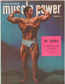   Muscle Power Bodybuilding Fitness Magazine Abe Goldberg 2 52