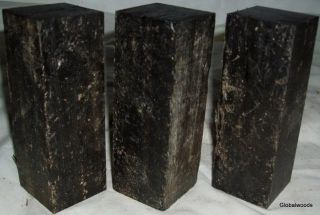 Gabon Ebony Lumber 1 5x6  Woodturning for Gun Grips 