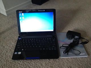 onyx blue barely used windows 7 10 1 inch screen