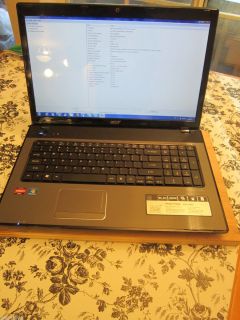 Acer Aspire 7551 7422 17 Laptop Notebook Phenom II Quad Core CPU 8GB 