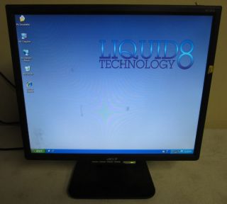 Acer AL1916 19 LCD Monitor Black Somes Scratches