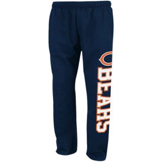 Reebok Chicago Bears Navy Blue Shuffle Left Fleece Pants