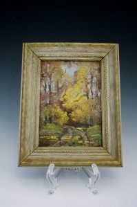 C1910 Landscape Painting by Albert Jean Adolphe NoRes