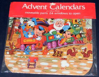 Mickey Mouse Advent Calendar Christmas New Older Stock