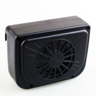 new solar powered car auto cool air vent fan cooler