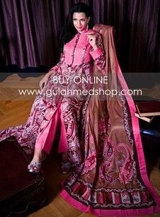 2012 Gul Ahmed Eid paisley lawn suit UNSTITCHED material fabric NOT 