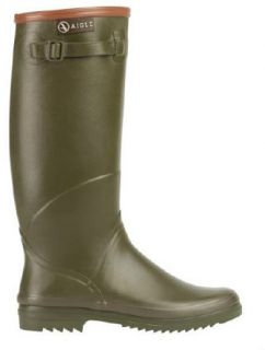 Aigle Boots Chanetebelle Unisex Size EUR40 in Olive Green Color