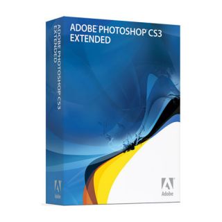 Adobe Photoshop CS3 CS 3 Extended for Windows New SEALED Retail Box 