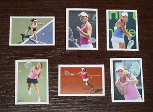 2011 Top Tennis 151 156 Agnieszka Radwanska Poland sport RARE stickers 