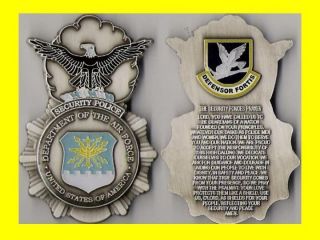 Security Forces Prayer Air Force Challenge Coin St