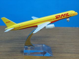 New DHL Express BOEING757 Airplane Plane Aircraft Diecast Model 