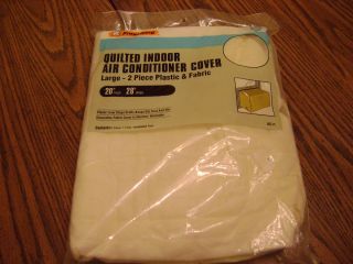   King Quilted Indoor Air Conditioner Cover NIP Size 20 x 28