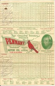 1928 World Series Scorecard (St. Louis Cardinals vs NY Yankees)
