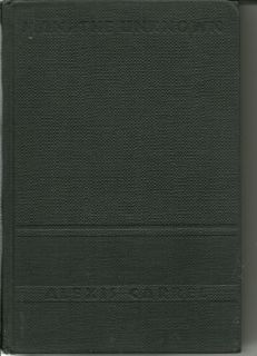 Man, The Unknown, Alexis Carrel, 1935, Hardcover, Alcoholics