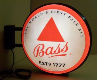 Authentic Bass Ale Beer Bar Sign Pub Light