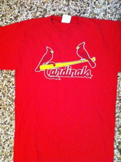 Vintage Albert Pujols St Louis Cardinals shirt MLB Majestic Large