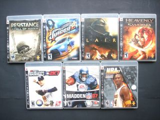 LOT OF #7   PS3 GAMES   **ALL IN EXCELLENT CONDITION**