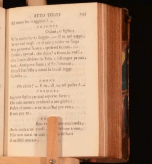  Opera Postume Di Vittorio Alfieri Tragedies of Alfieri Scarce