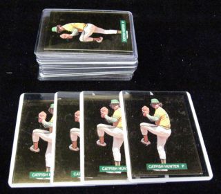 Lot of (100) 1993 Spectrum Catfish Hunter Pure Gold Promo Cards