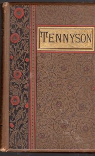 VINTAGE BOOK The Poetical Works of Alfred Lord Tennyson 1892