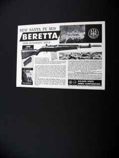 Santa FE M59 M 59 Beretta Semi Auto Rifle 1964 Print Ad