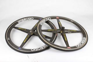 For sale, a couple of AMBROSIO SPINERGY wheels, 700c tubular. There 