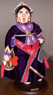 27 Alice Wonderland Queen of Hearts Porcelain Doll