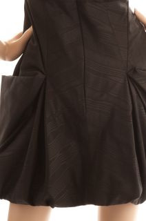 BCBG Max Azria Sleeveless Amerie Black Taffeta Cocktail Dress Size 12 