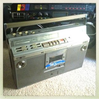   PANASONIC RX 5300 BOOMBOX Ghetto Blaster AM FM Radio Cassette Recorder