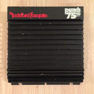 Rockford Fosgate Punch 75 HD Amp Old School Good Condition 75HD