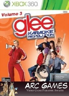   Glee Karaoke Game Volume 3  on All Xbox 360 Games
