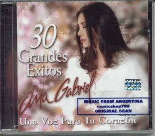ANA Gabriel 30 Grandes Exitos Una Voz 2 CD Set SEALED