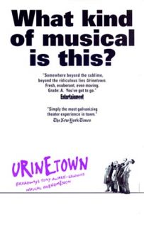 Broadway Musical Tour Poster Urinetown Tom Hewitt Christiane Noll 