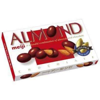 New Japanese Meiji Almond Chocolate Roasty Almonds