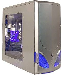 New Fast AMD FX 4 2GHz Quad Core Gaming Desktop Computer PC Custom 