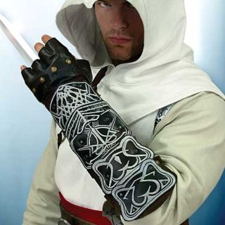 ASSASSINS CREED ALTAIR VAMBRACES SET of 2 HEAVY SUEDE LEATHER