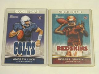 HUGE 114 CARD LOT ANDREW LUCK, RG3, TEBOW, AUTOS, INSERTS 