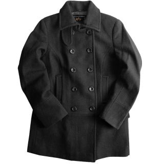 Alpha Industries Olivia Classic US Navy Pea Coat Fitted for A Lady s 